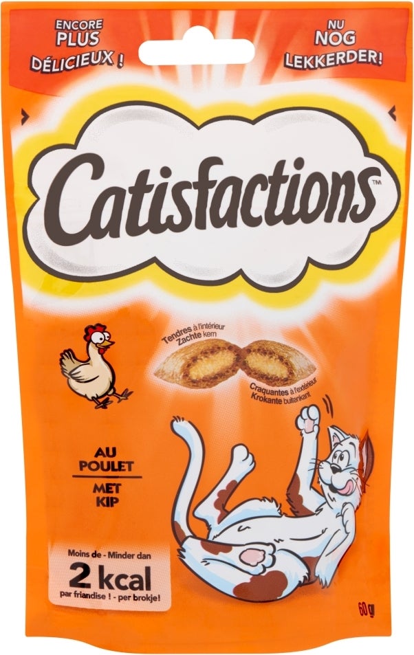 Catisfactions kattensnoepjes kip 60 g