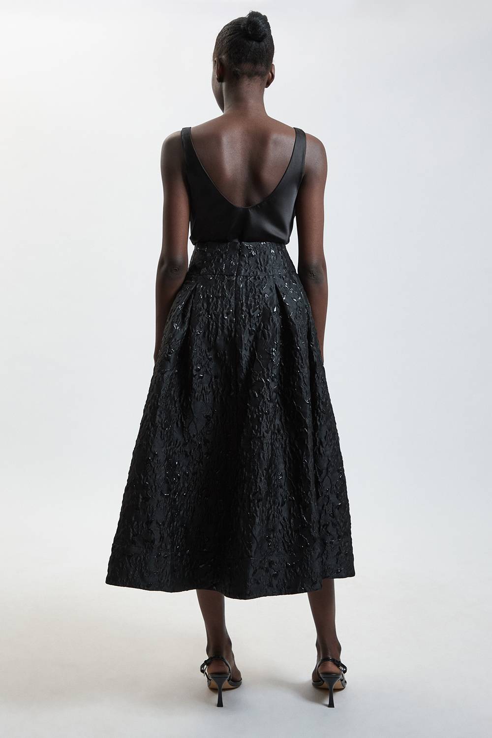 KarenMillen Jupe Longue Jacquard Petite