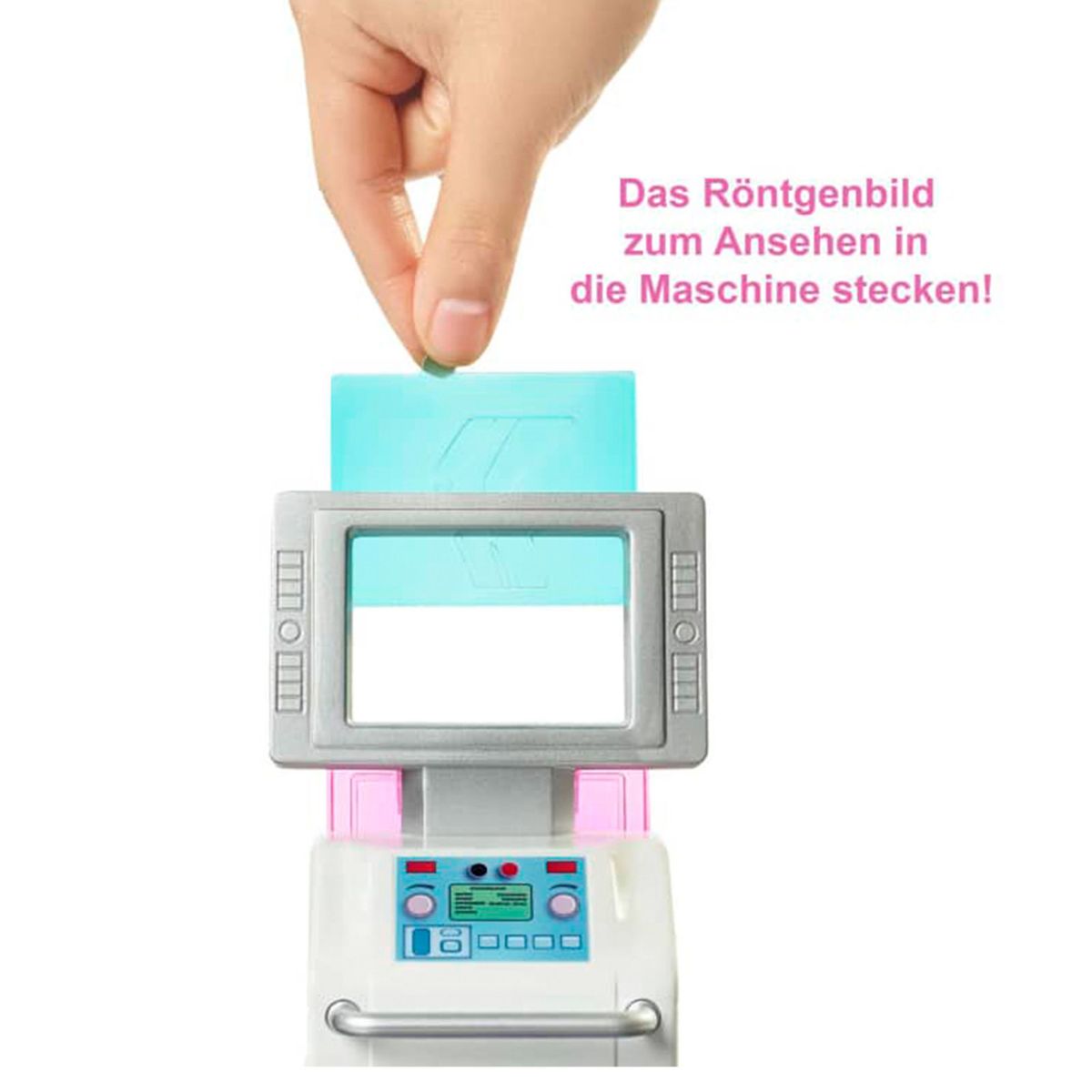 Mattel HFT68 - Barbie - You can be anything - „Gute Besserung“ Krankenstation Spielset mit Puppe