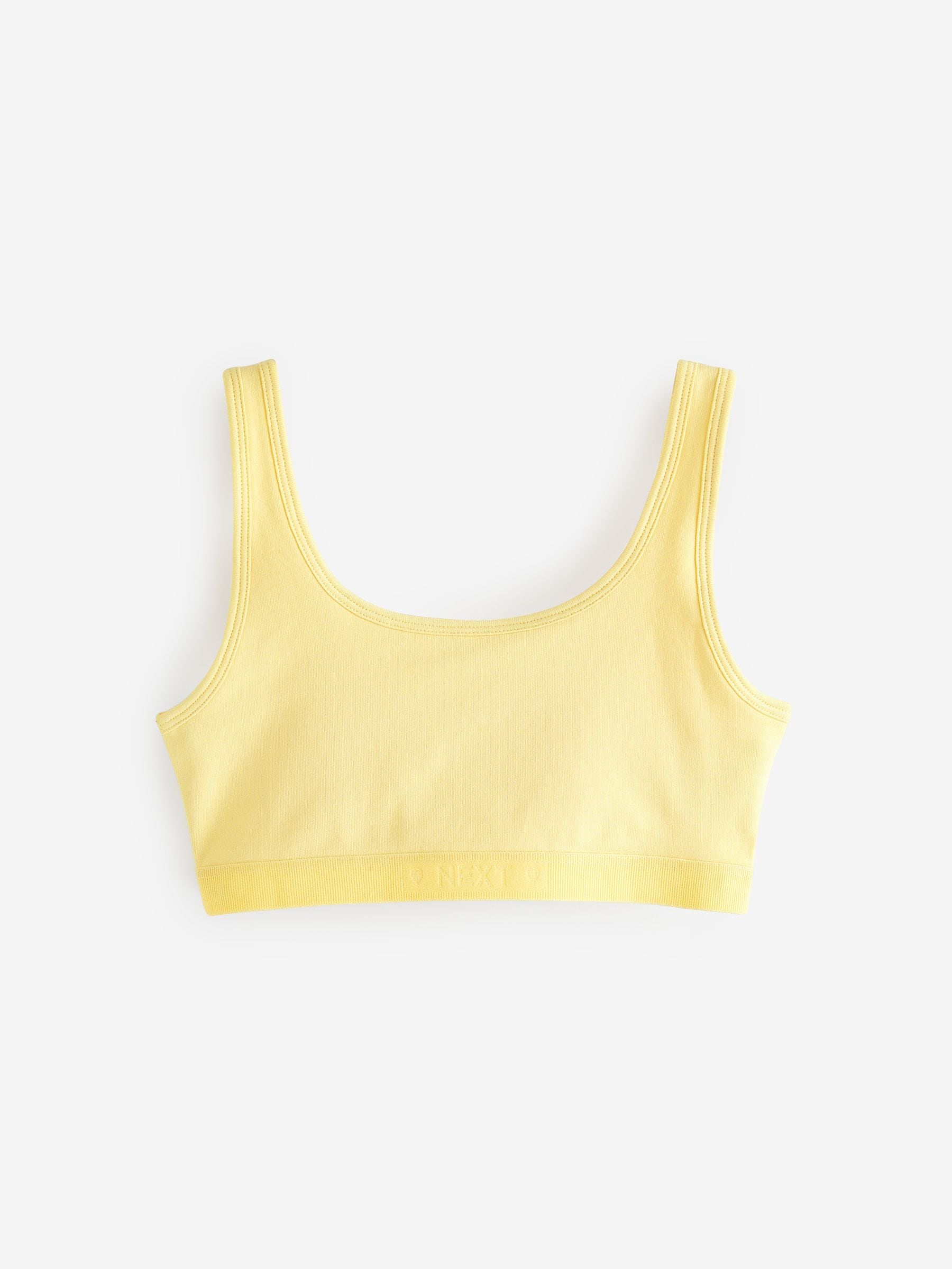 Pastelkleurig - Crop top met ronde hals (5-16jr)