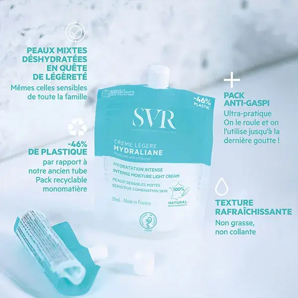 Creme hidratante leve SVR Hydraliane 50ml