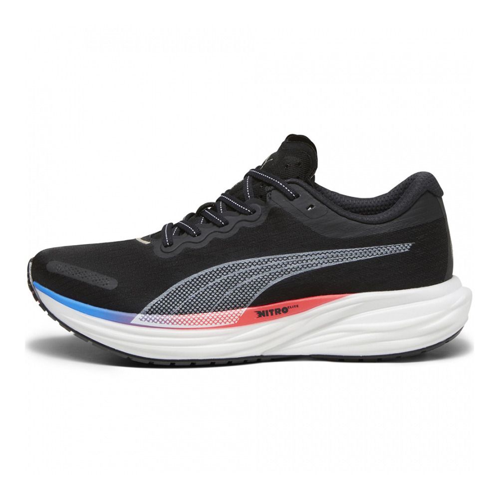 Puma DEVIATE NITRO 2 - Chaussures running Homme ultra blue/fire orchid/puma black