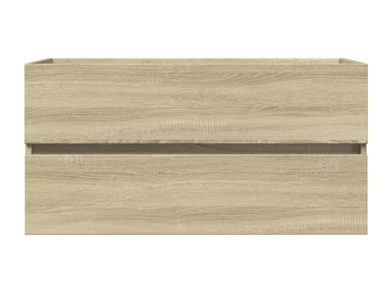 Armoire d'évier Chêne sonoma 90x38,5x45 cm Aggloméré