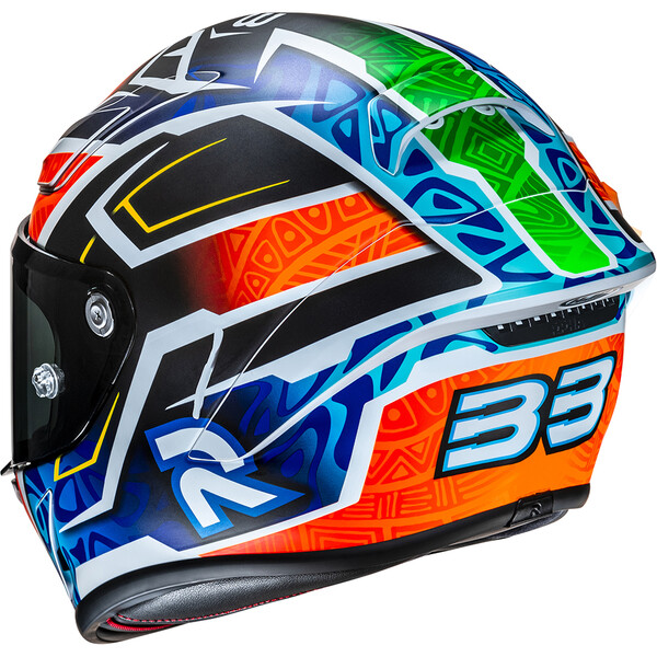 HJC - Casque RPHA 1 Binder Replica 2024 MC27SF / Noir / Bleu / Blanc / Rouge / Vert / Mat
