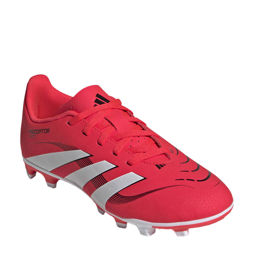 adidas Predator Club FG/MG voetbalschoenen rood