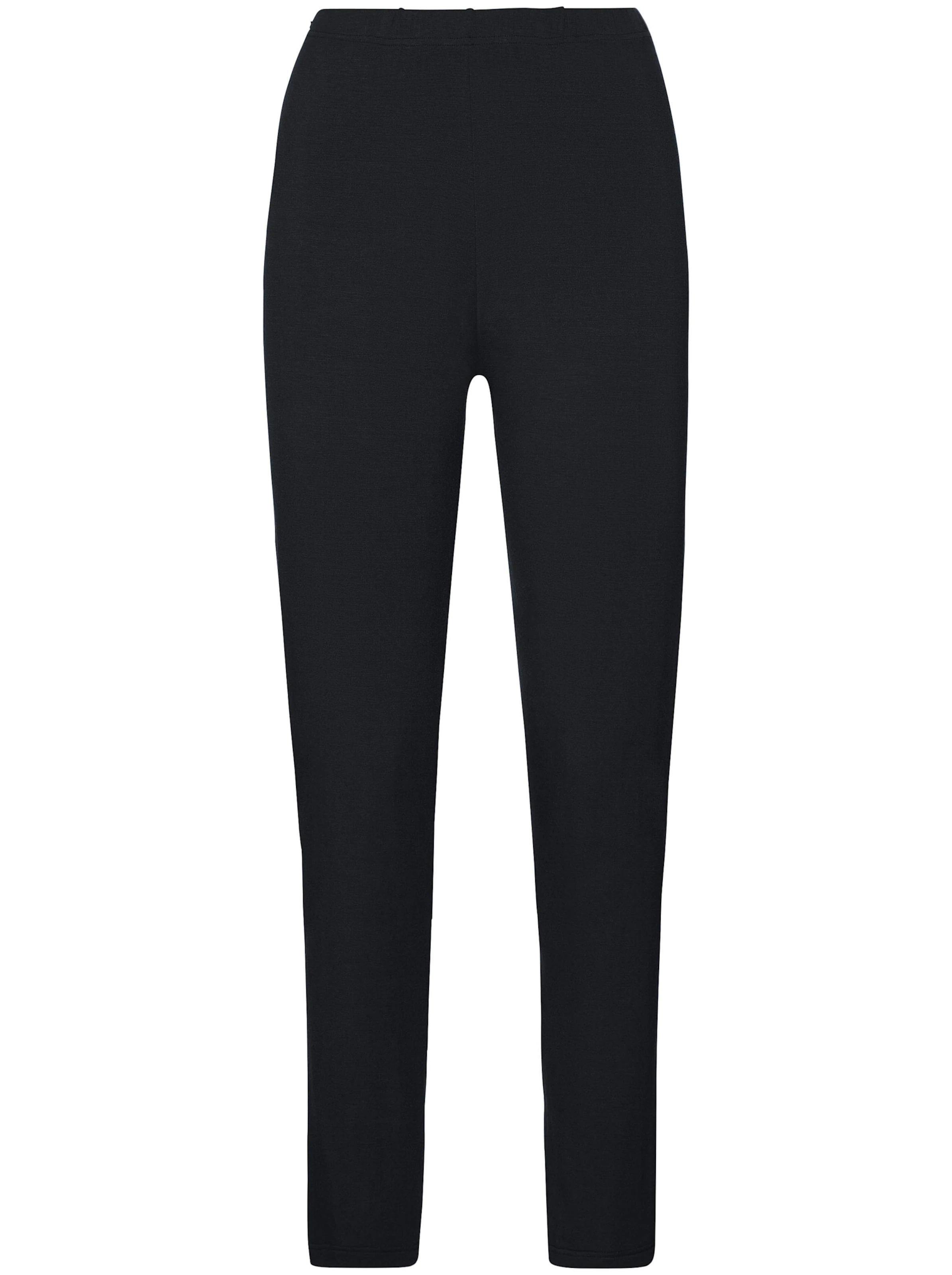 wäschepur Leggings lang in schwarz + marine