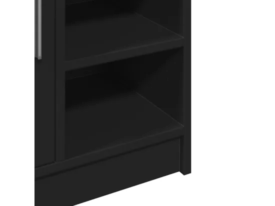 Armoire d'évier noir 63x29x55 cm bois d'ingénierie