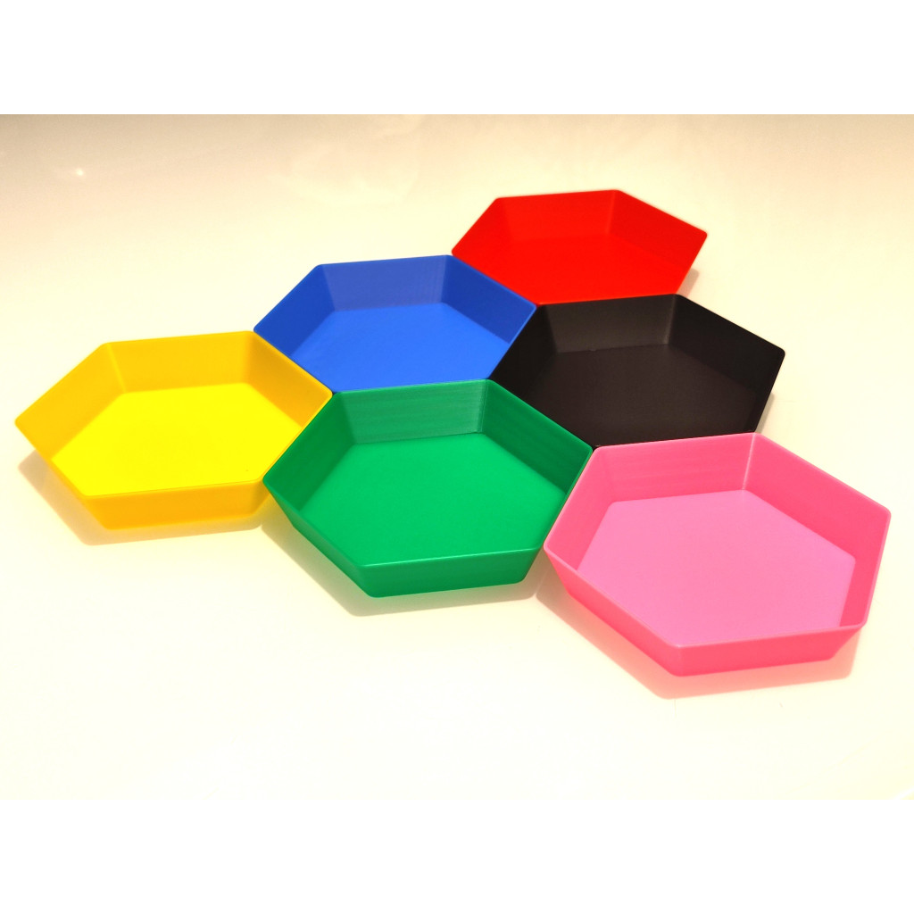 Coupelles multicolores pour jetons