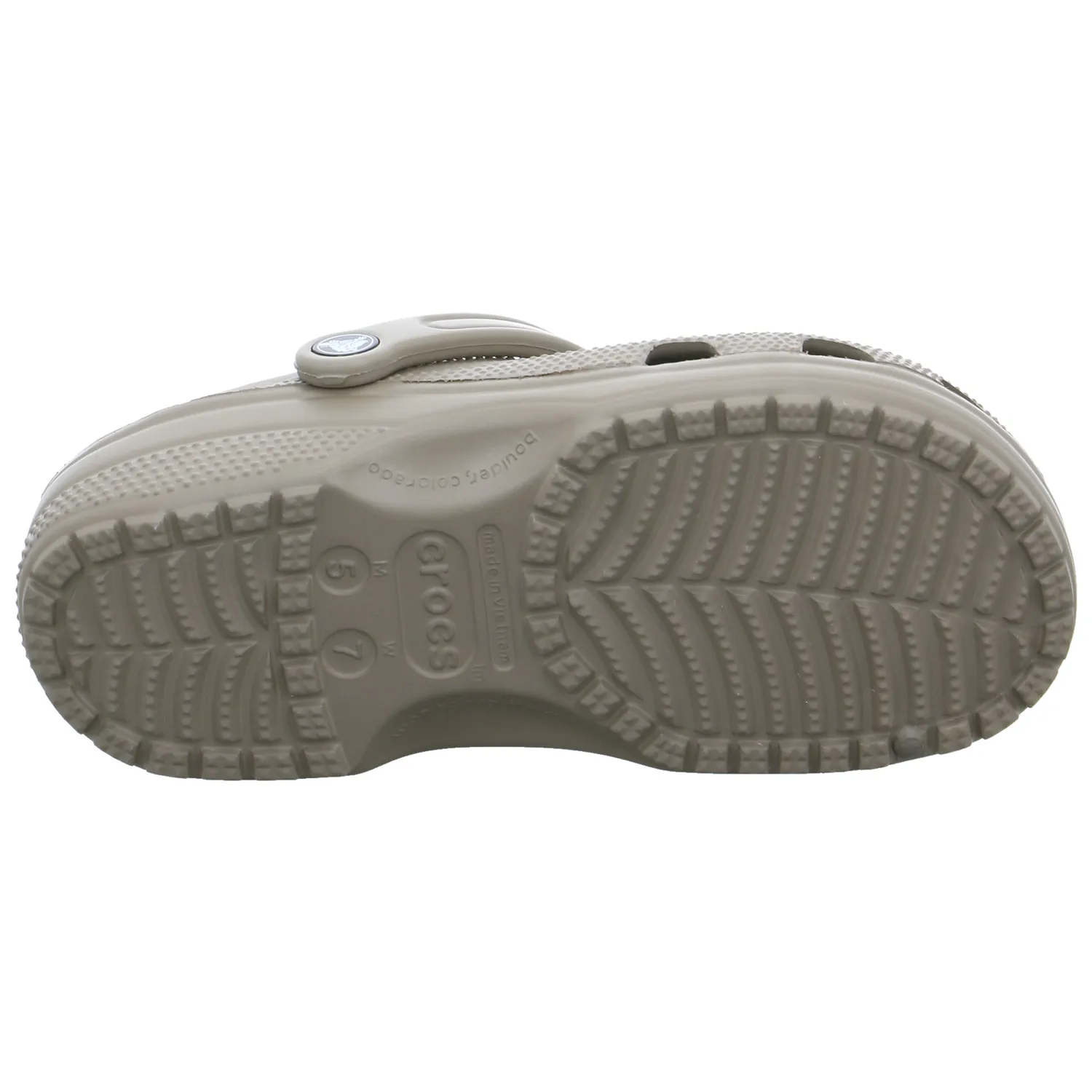 CROCS Badeschuhe unisex Khaki Synthetik