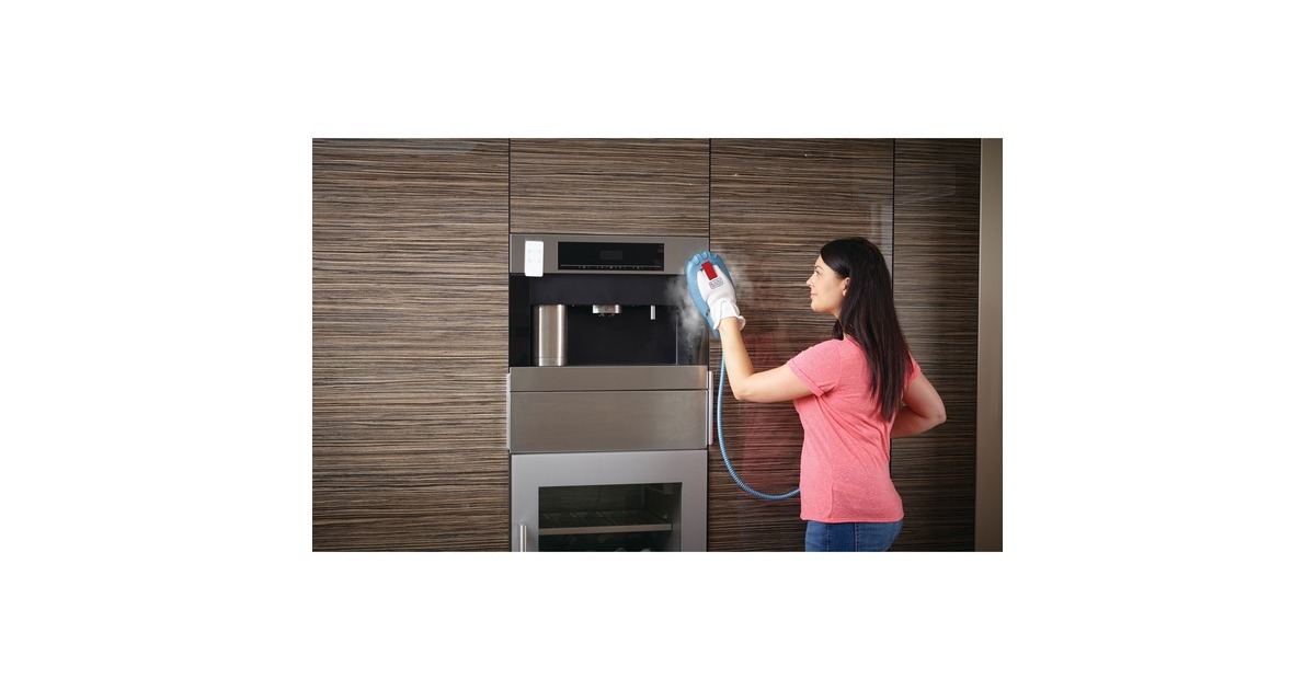 BLACK+DECKERBHSM1610DSM 1600W Steam-mop met SteaMitt, deltavoet en 15 accessoires stoomreiniger  (Wit/blauwgrijs)
