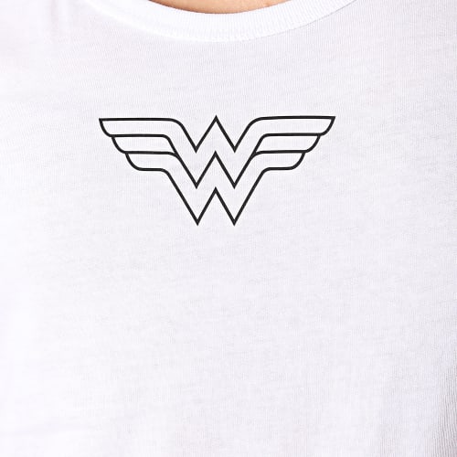 Débardeur Femme Logo Blanc Noir