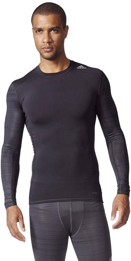 adidas Techfit L/S T-shirt Grå