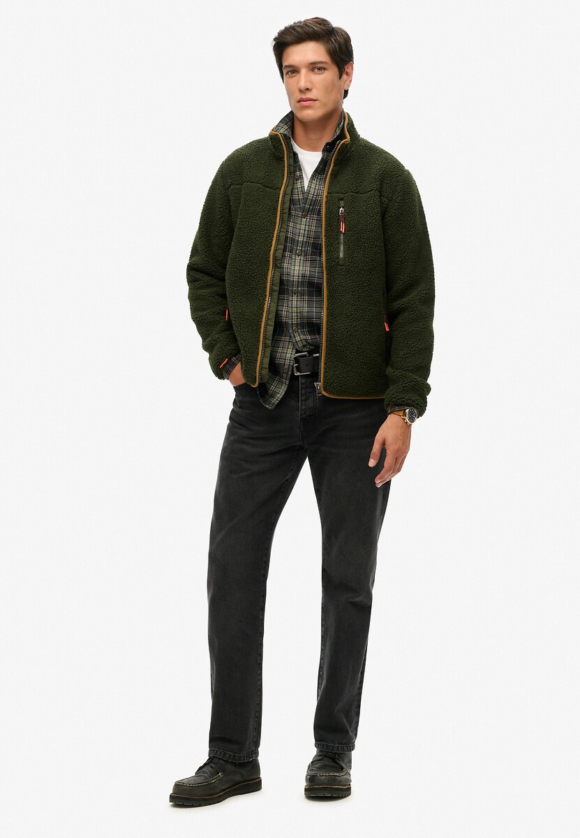 SUPERDRY<br>Lã Sherpa com zíper