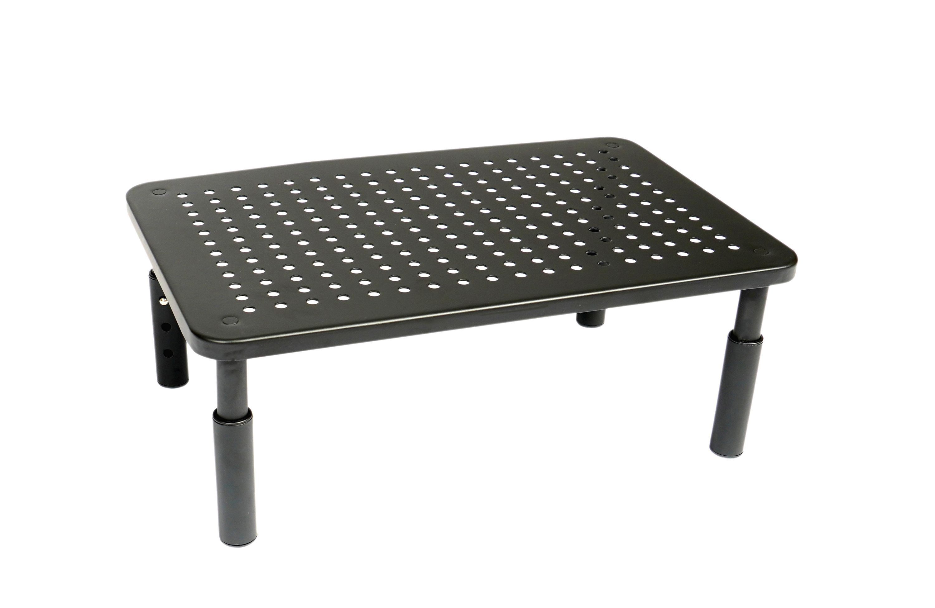 Stehtisch Monitorständer 37 x 23.5 cm schwarz