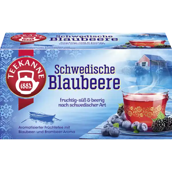 Schwedische Blaubeere Früchtetee