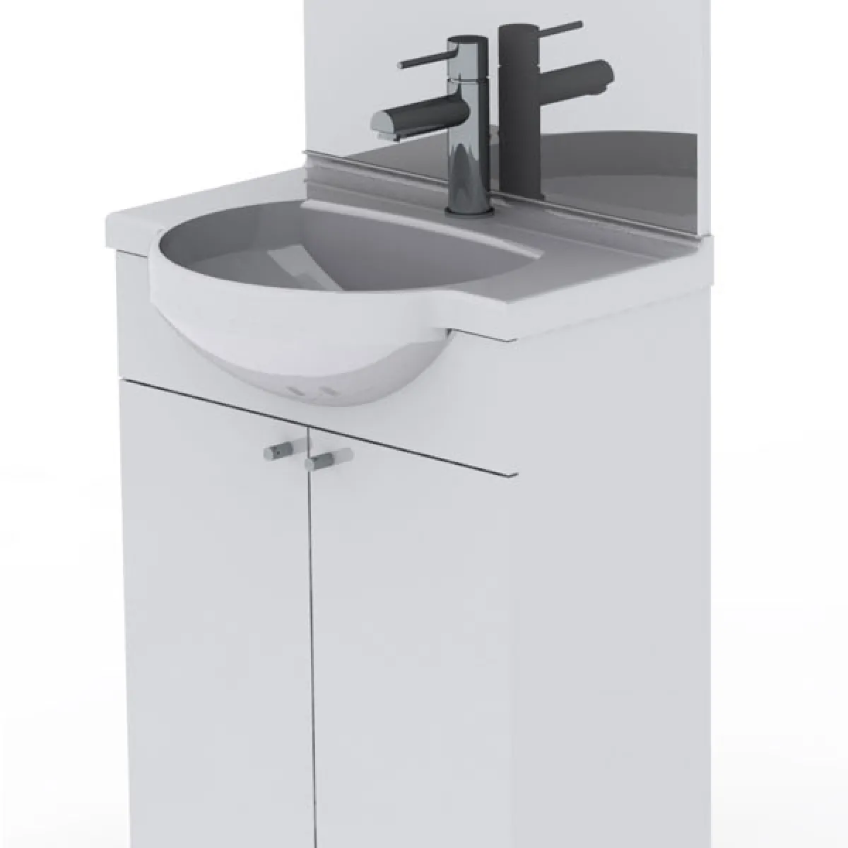 dansmamaison Meuble 3en1 Kuoga - Blanc