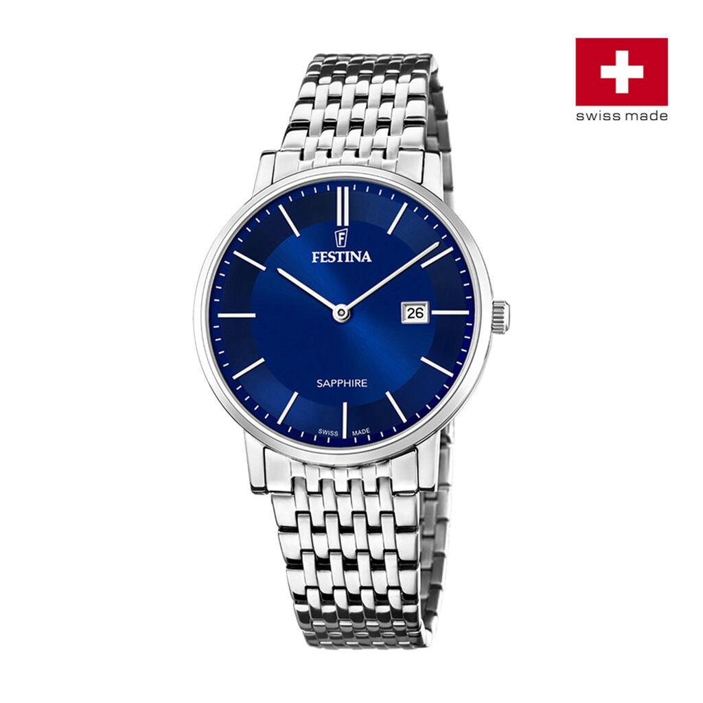 Montre Festina Swiss Made Bleu London