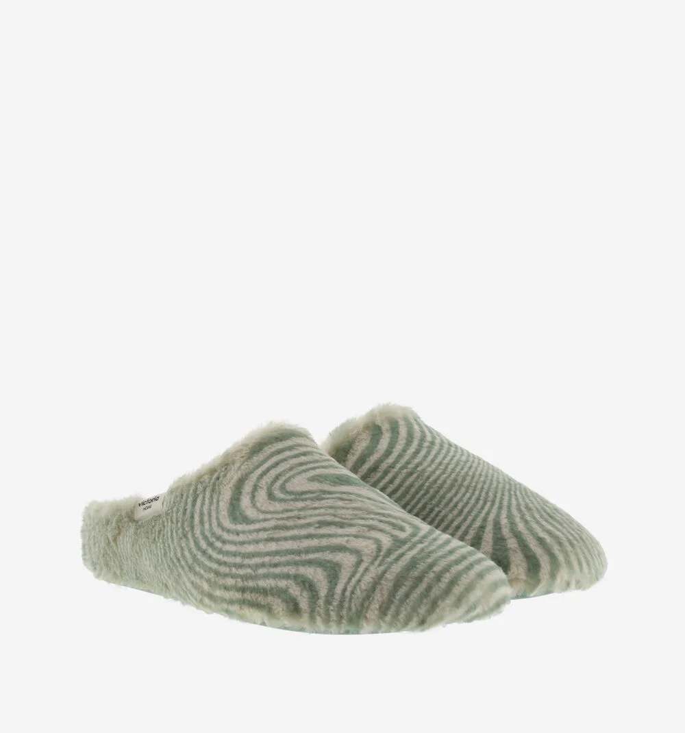 NORTE PRINT SLIPPERSVERDE