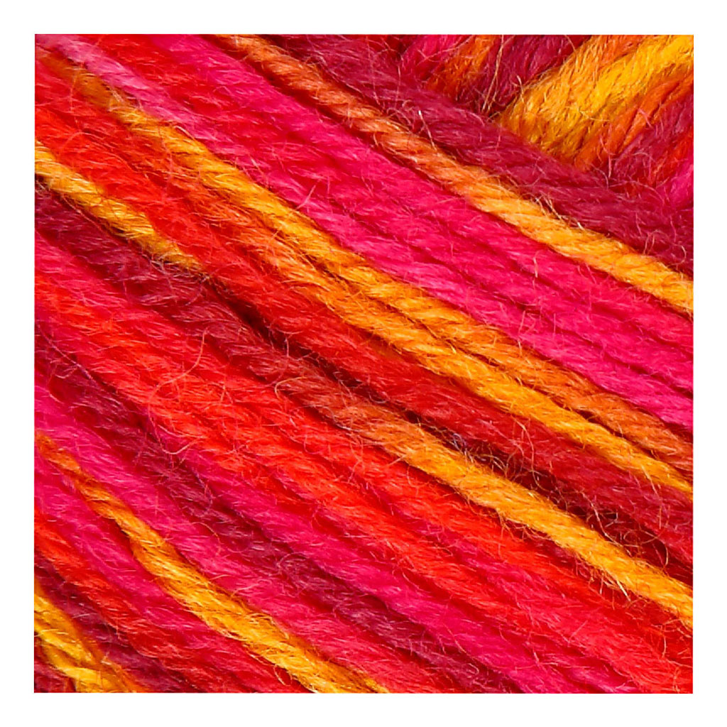 Sokkengaren Rood/Oranje, 200 cm