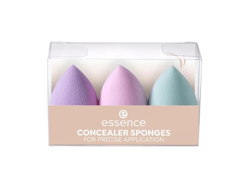 essence Schwamm Concealer Sponges Vegane Schwämme im Dreierpack für flüssige Texturen
