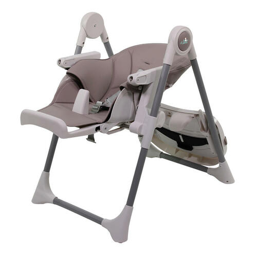 Chaise haute Emy + Réducteur nouveau-né OFFERT - Beige - BON A'PETIT