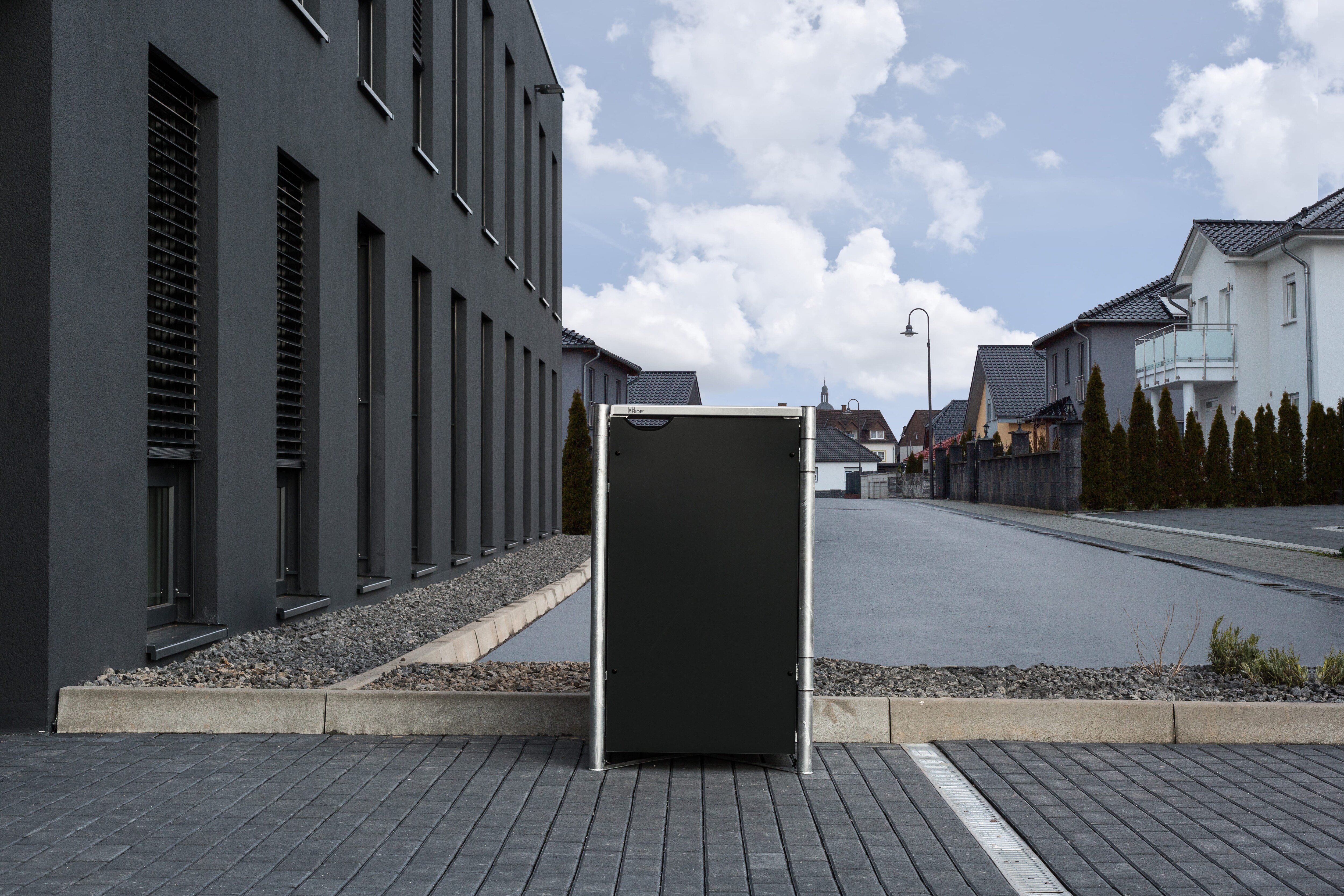 Hide Mülltonnenbox 240l Kunststoff, 1er Box, schwarz