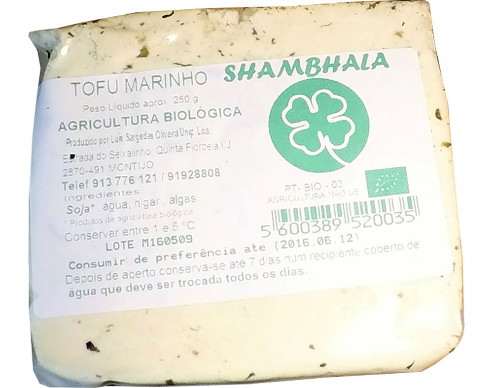 TOFU SHAMBHALA FRESCO MARINHO BIOLÓGICO 250G