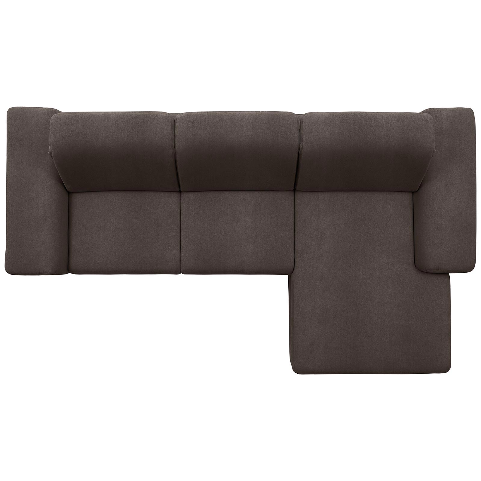 polsterpower Boxspringsofa - Saddle anthrazit - Basismodell - Recamiere rechts
