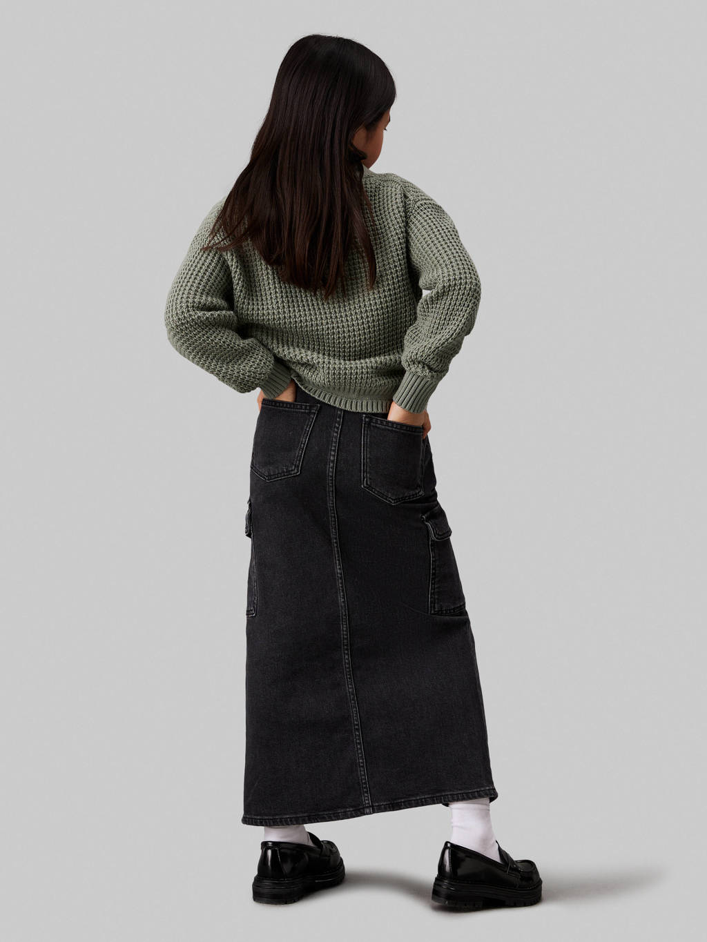 Calvin Klein spijkerrok grey denim