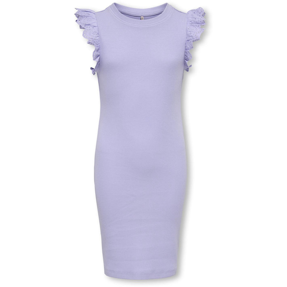 Køb kids ONLY Sweet Lavender Kogdrea Life S/S Kjole Jrs Noos