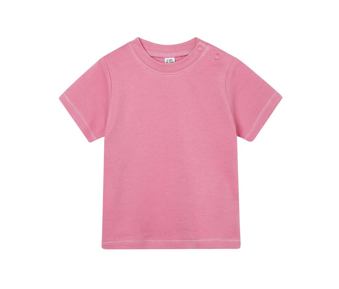 Babybugz BZ002 - T-shirt Bébé Coton Doux à Encolure Ronde