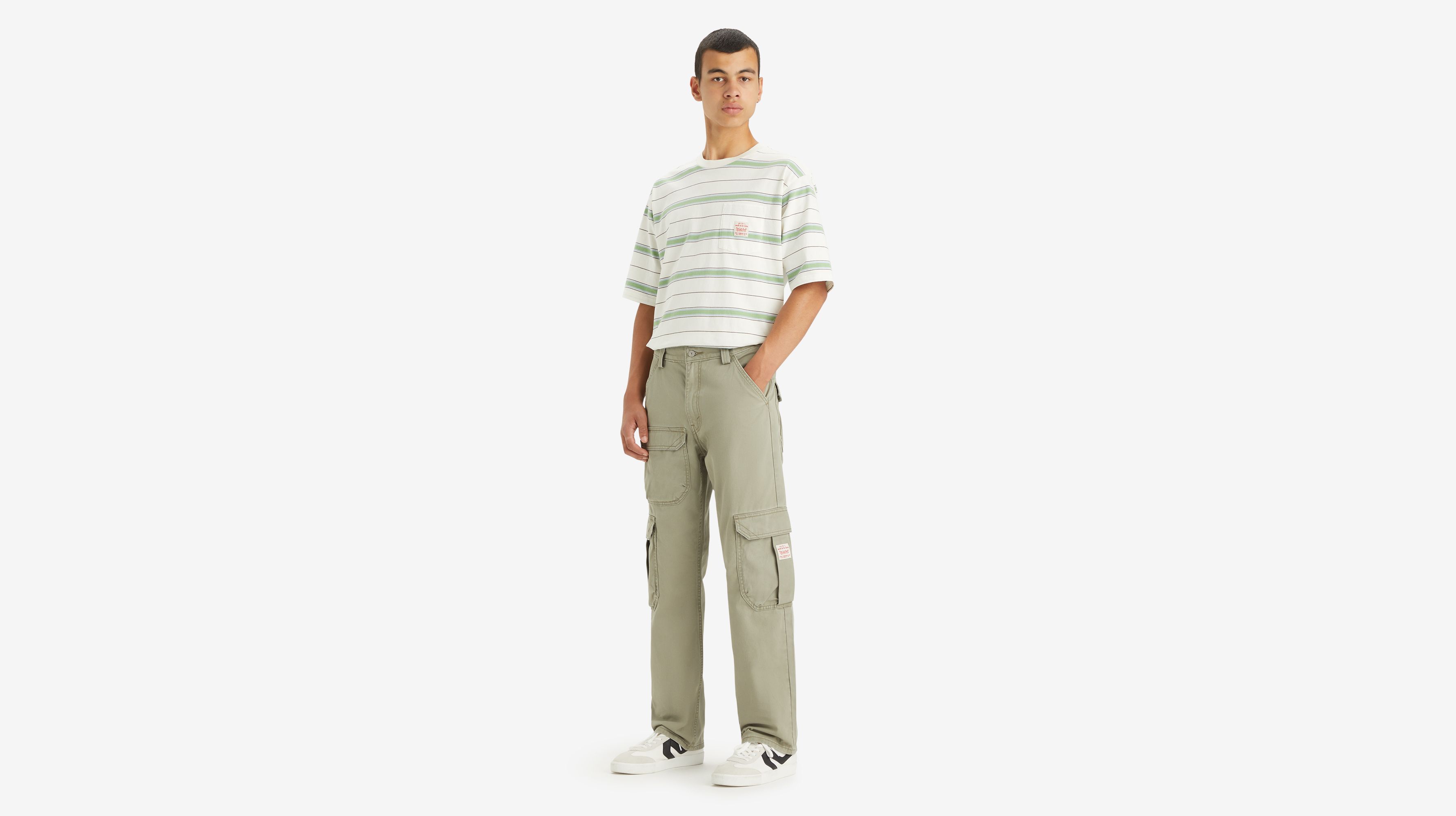 Pantalon Stay Loose Cargo - Vetiver Twill - Neutral