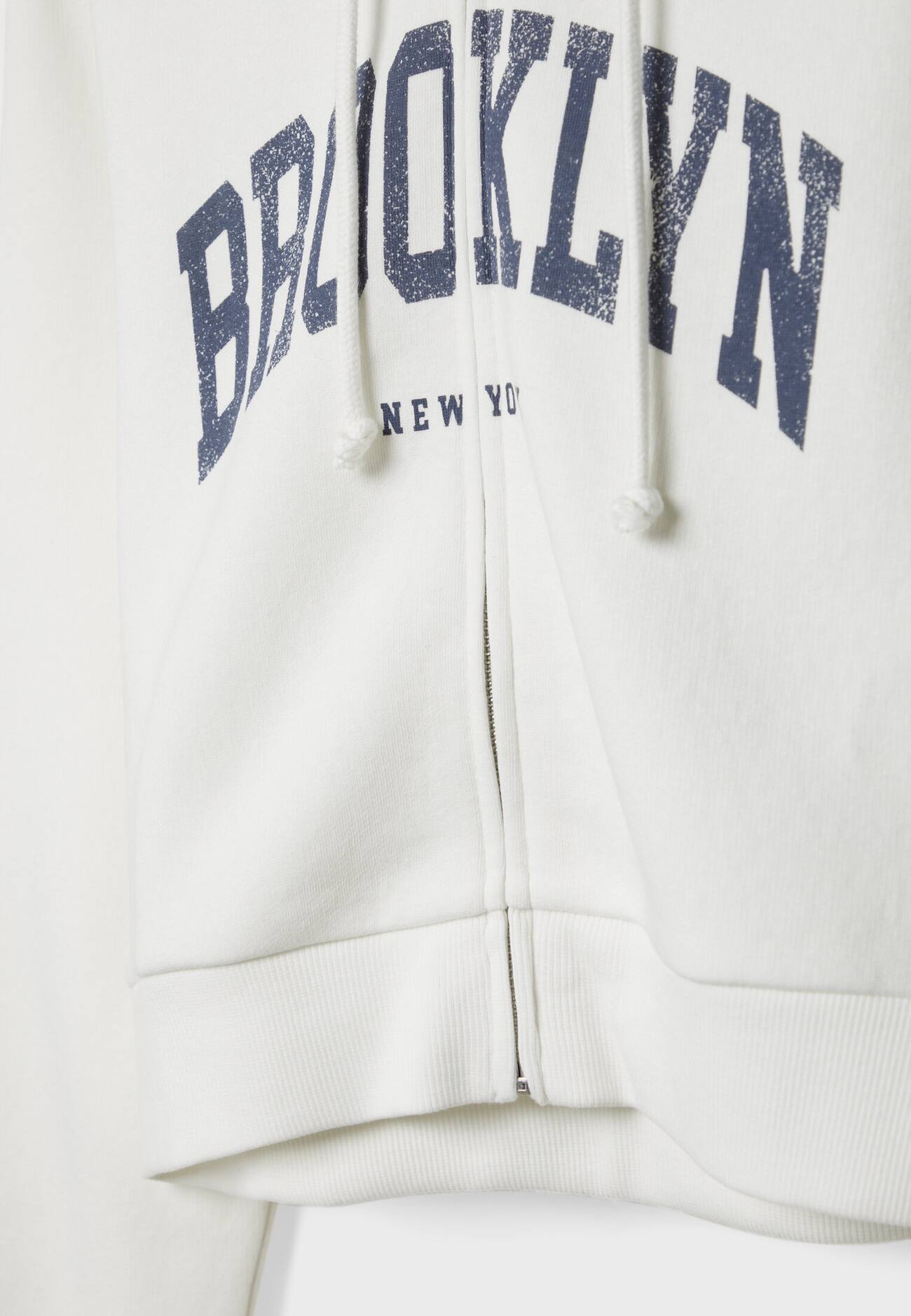 Moletom cropped estampado