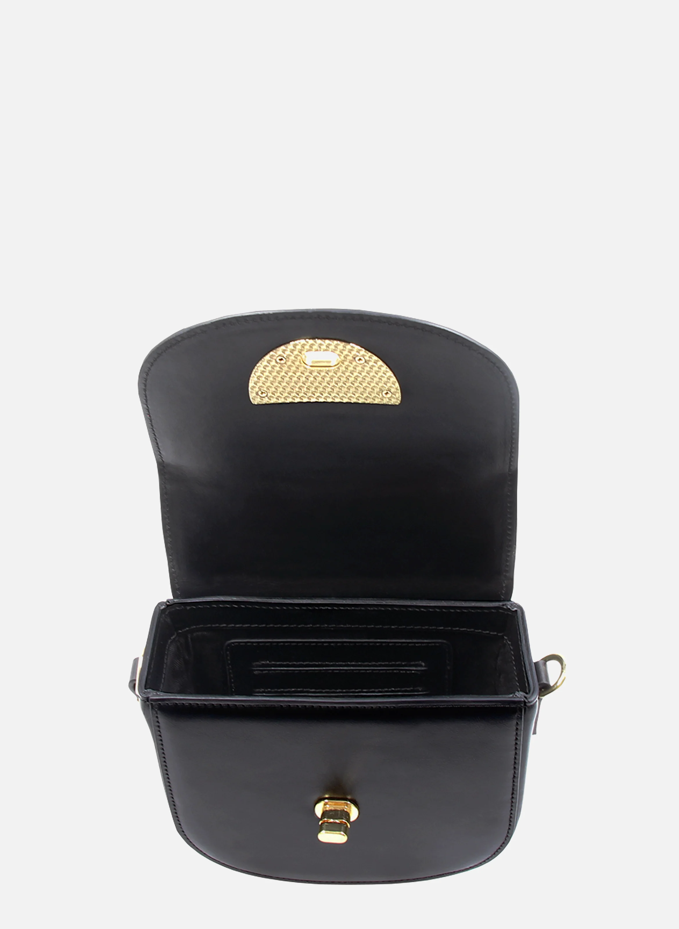 Mini sac cuir lisse | Noir