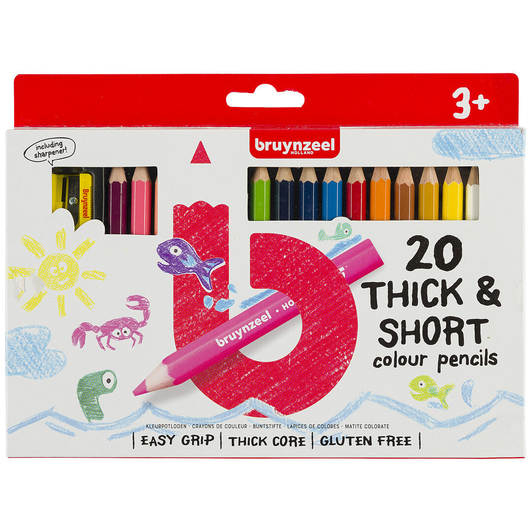Bruynzeel kids dikke kleurpotloden - 20st