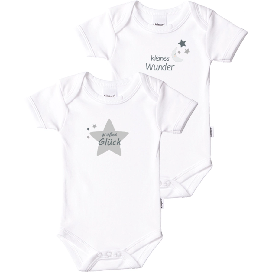 Liliput Kurzarmbody 2er-Pack weiß