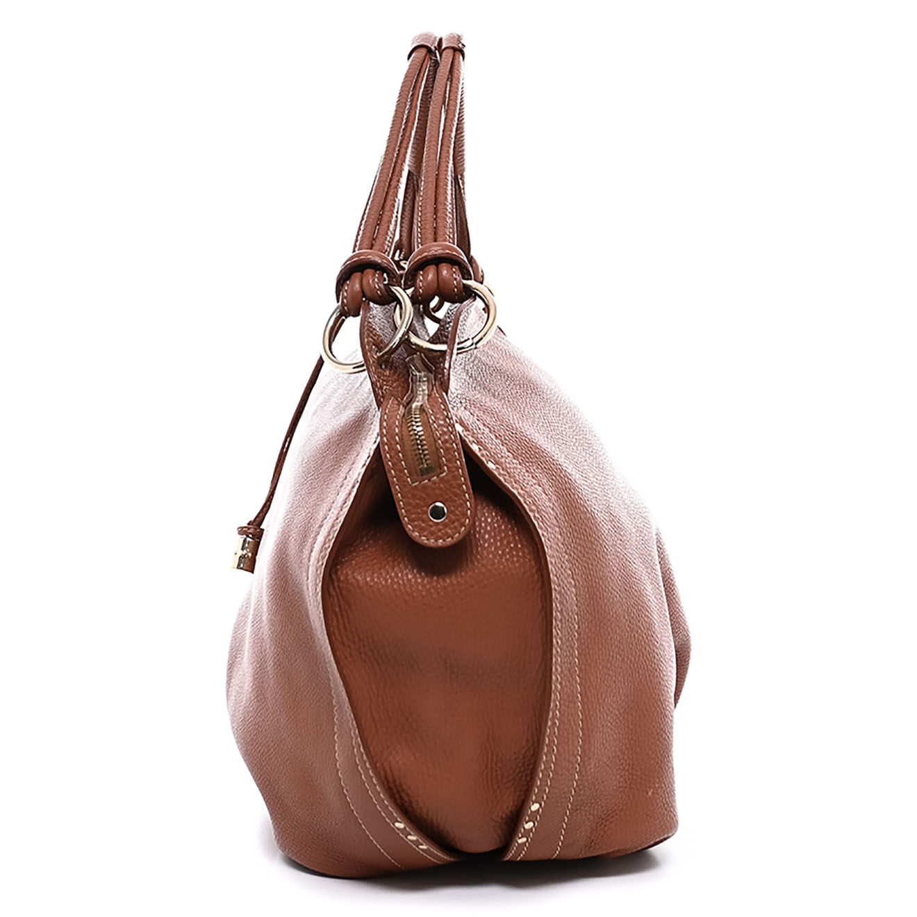 Celine Sac à main en Cuir marron - Très bon état - L.35 cm