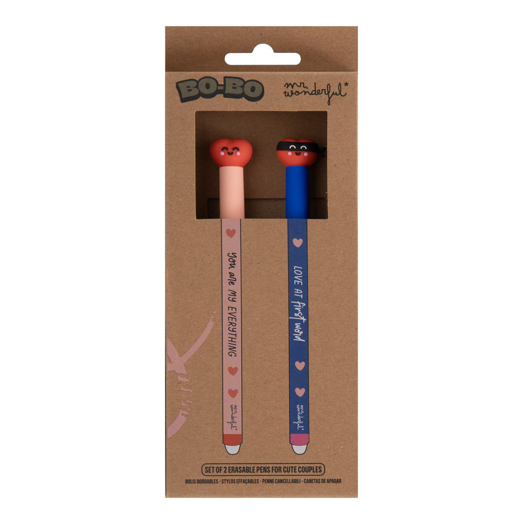 Conjunto 2 Canetas Bobo - Love At First Word