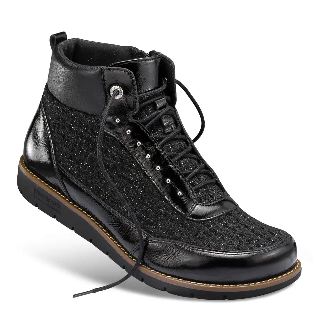 DAMEN - Schnürstiefelette MAHI schwarz