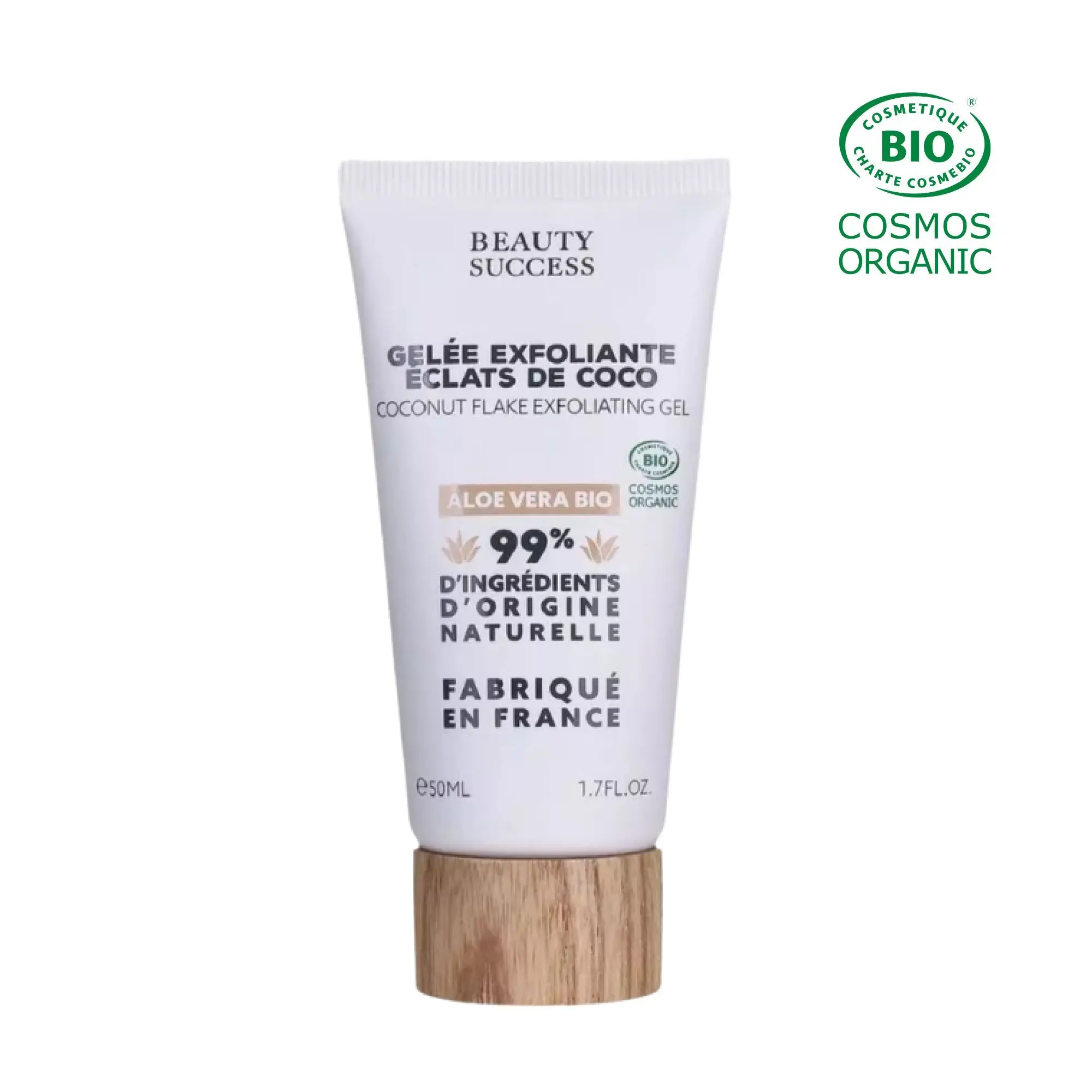 Beauty Success - Gelée Exfoliante Éclats De Coco Certifié BIO- slider-visage02