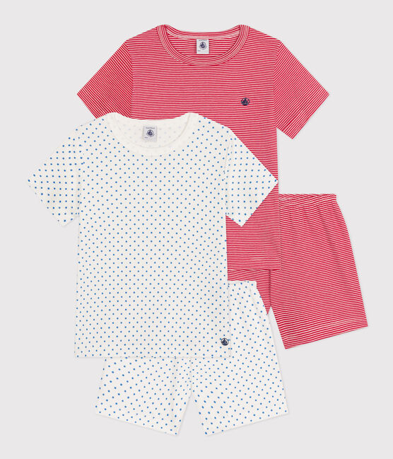 Lot de 2 pyjamas short en coton enfant
