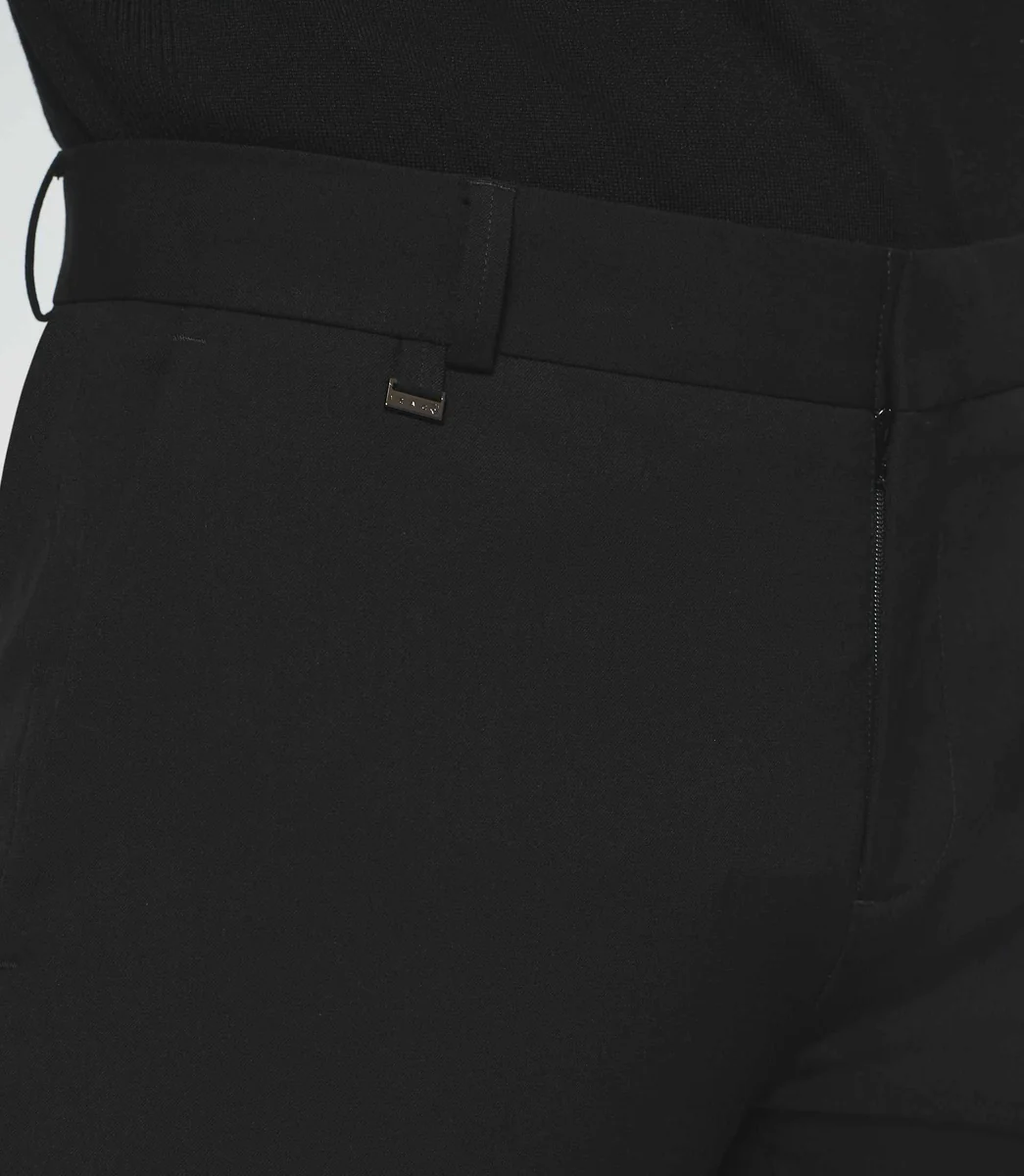 Pantalon ville uni bi-stretch noir FAOR