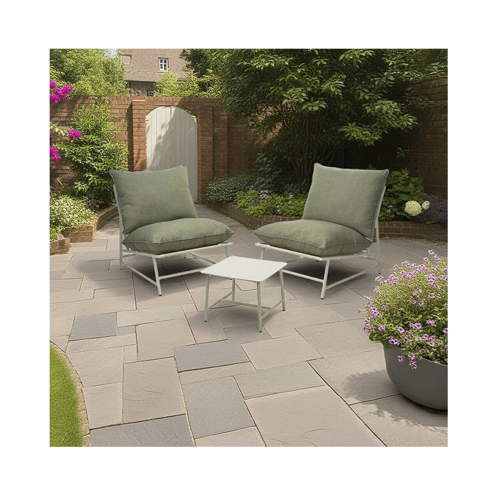 FS-STAR 3-teiliges Gartenmöbel-Set cremefarben