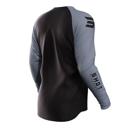 Maillot cross Shot DRAW - ESCAPE 2023 - Gris / Noir