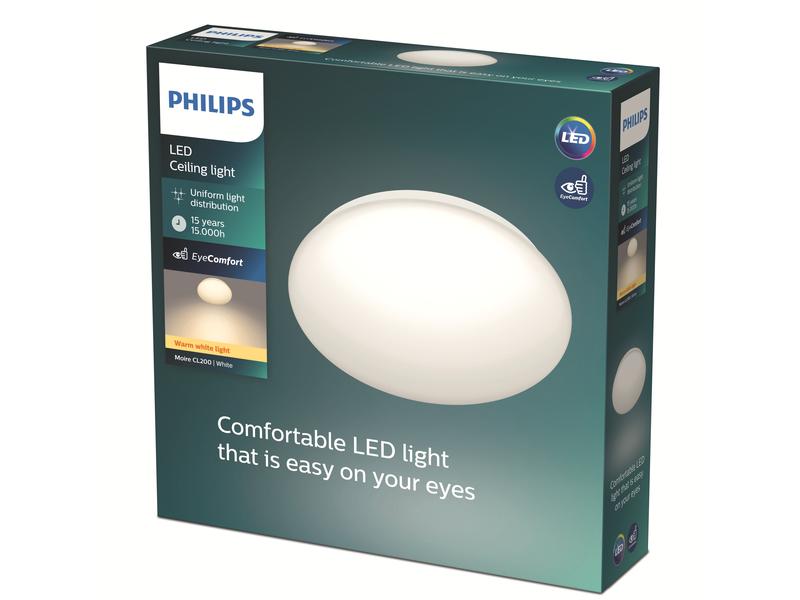 Philips Deckenleuchte Moire CL200 RD LED-Leuchte für gleichmässige Lichtverteilung
