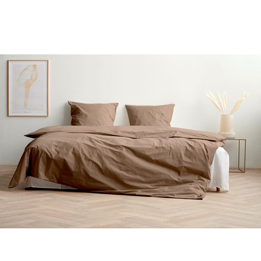 Södahl Crisp Sengesæt, Taupe, 200x220 cm