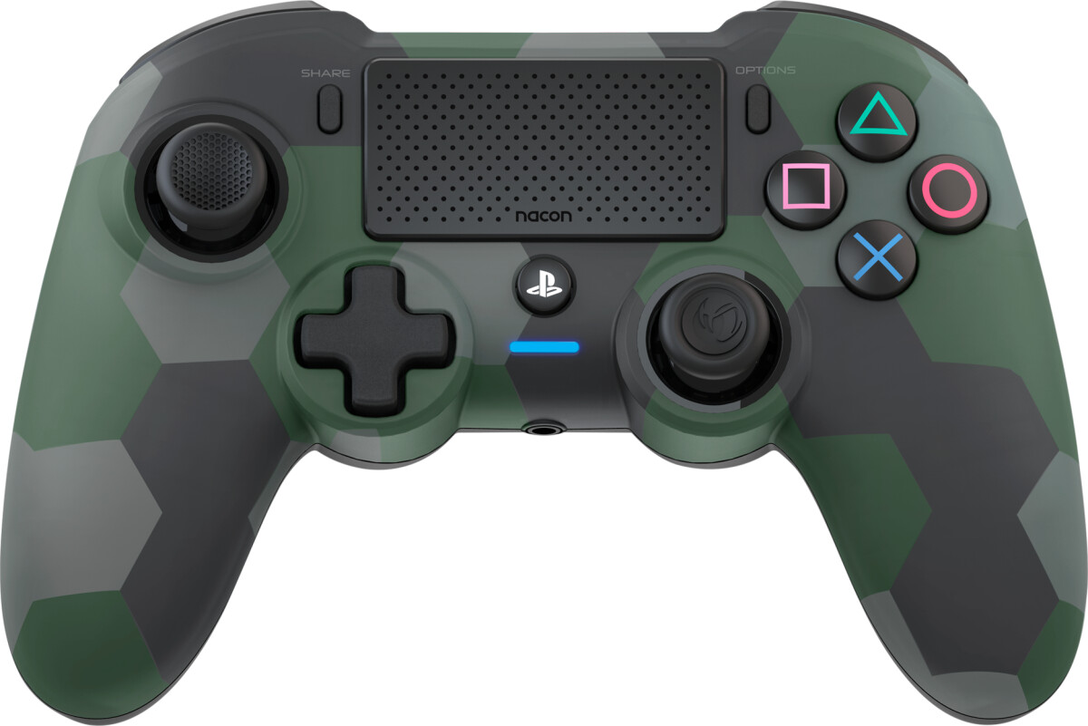 Nacon - PS4 Dualshock 4 V2 Controller - Wireless - Camo Grøn