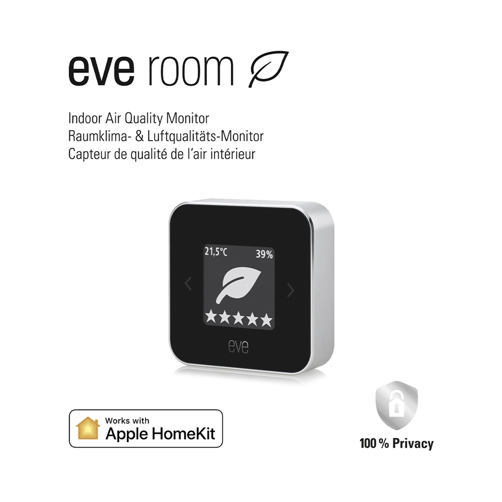 eve Room Luftanalyse und Temperatursensor