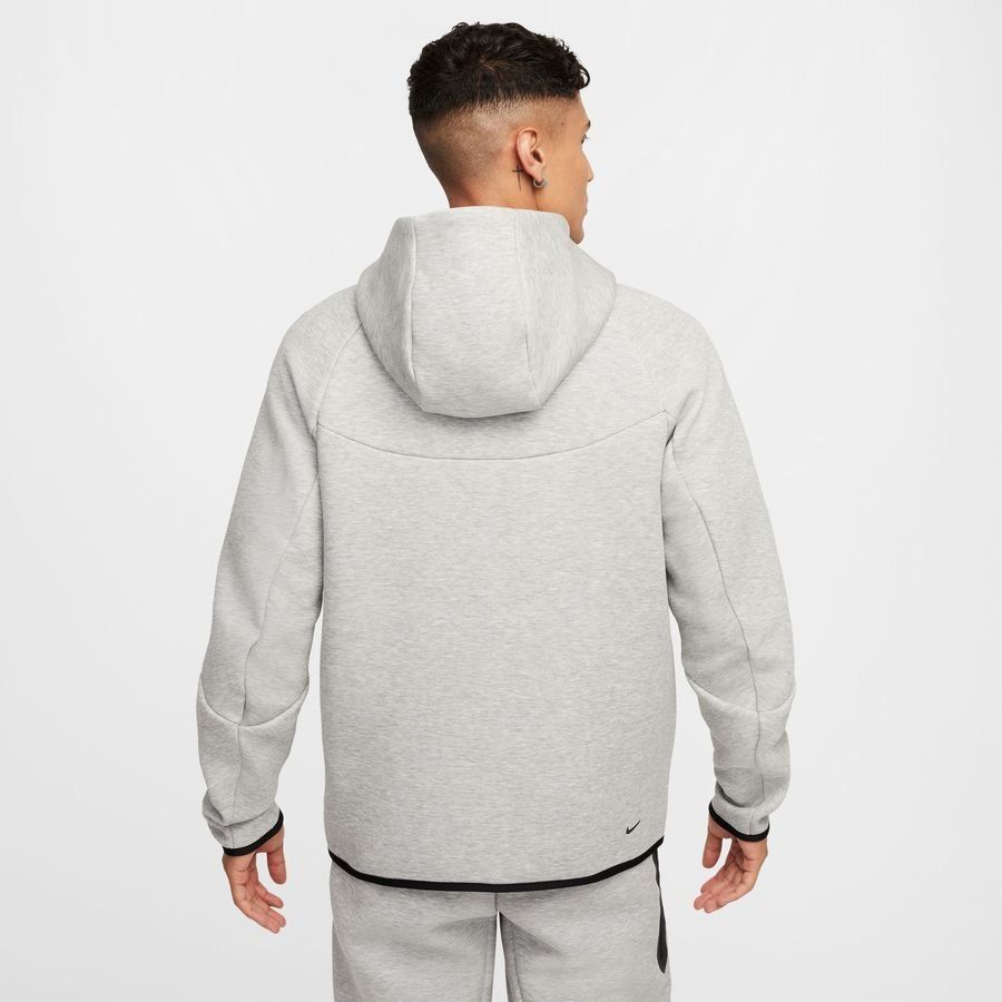 Nike Sweat à Capuche Tech Fleece 24 FZ Coupe-Vent - Gris/Noir