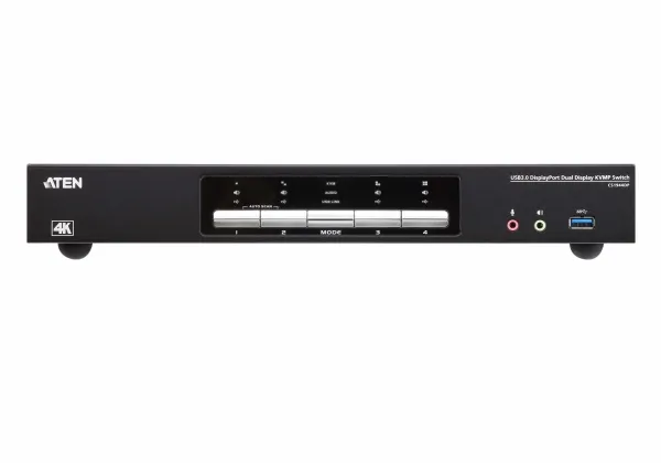 ATEN CS1944DP - KVM / audio / USB switch - 4 x KVM / audio - 4 lokalbrugere - desktop